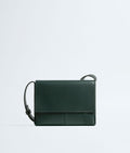 Nyttra Women's Green Geometric Flap Crossbody Messenger Bag