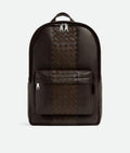 Nyttra Men's Fondant Contrast Woven Leather Backpack
