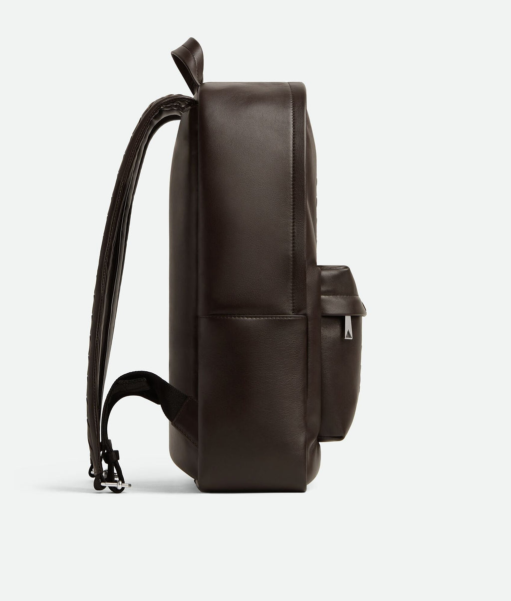 Nyttra Men's Fondant Contrast Woven Leather Backpack