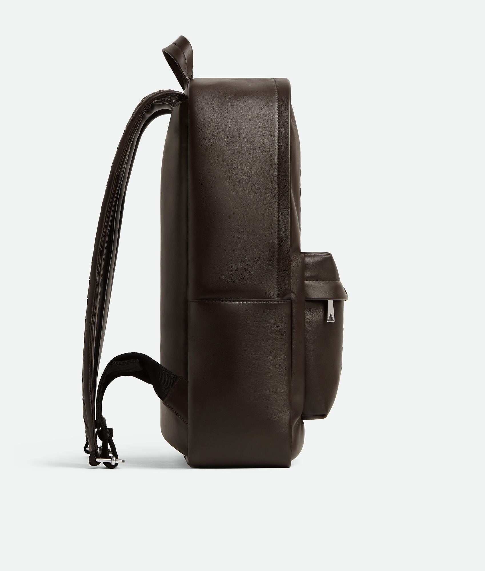 Nyttra Men's Fondant Contrast Woven Leather Backpack